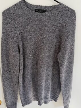 Bloomingdale’s Men Gray Wool Sweater M NWT